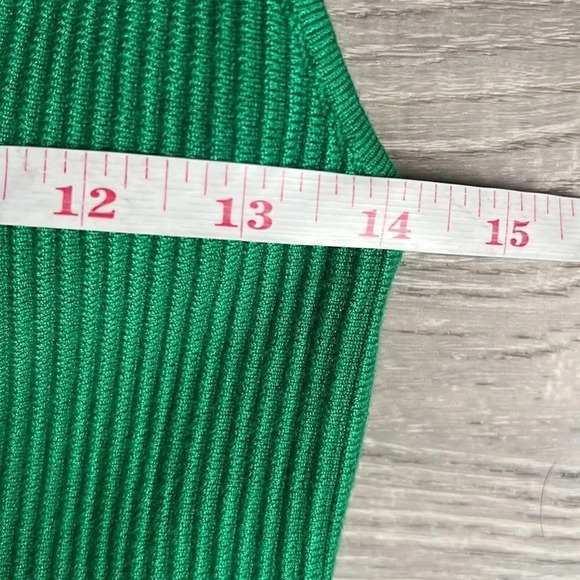 NEW HOUSE OF HARLOW Ribbed Collared Dress Sculpt Knit Polo Dress - Picture 10 of 11